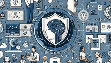 Illustration of integrating AI in education emphasizing safe, ethical, and equitable practices"