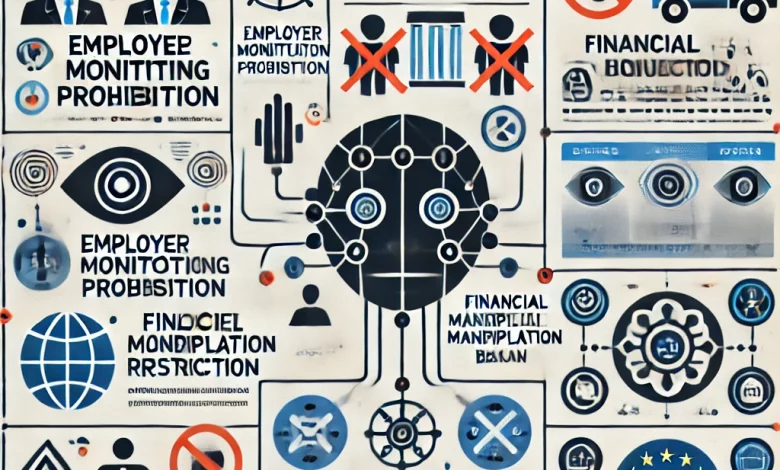 European Union AI guidelines chart detailing new 2025 regulations for ethical AI usage.