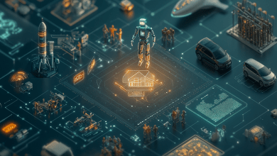 AI trends in 2025: generative AI for real estate, DeepSeek vs OpenAI, student data privacy, Hollywood talent agencies using AI, SpaceX robots in space, and swarm robots building cars.